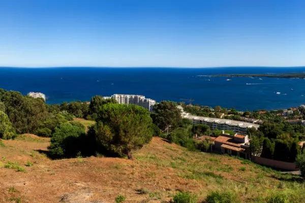 vue de palm beach à cannes
