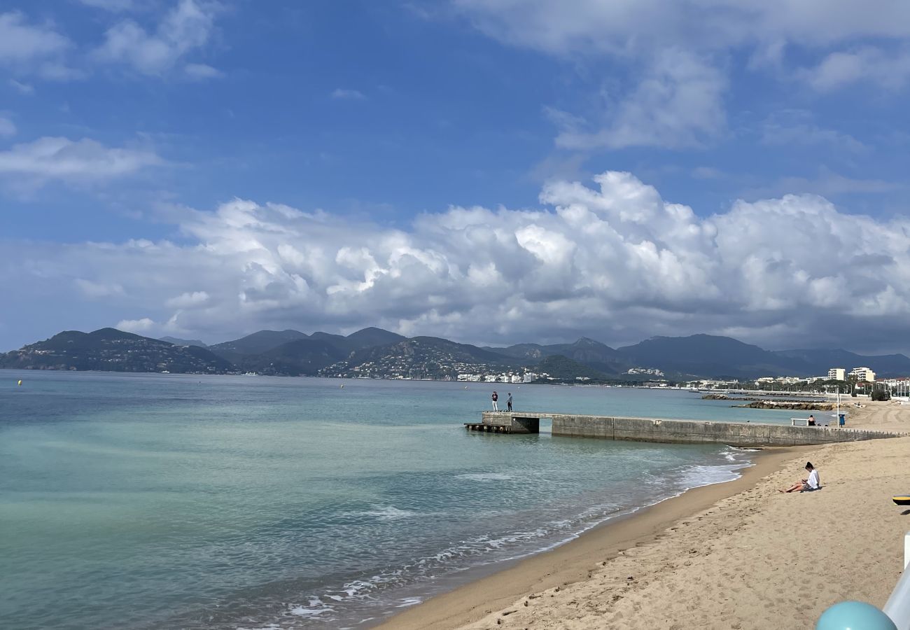 Apartment in Cannes-la-Bocca - Cannes Beach résidence / Vue mer piscine