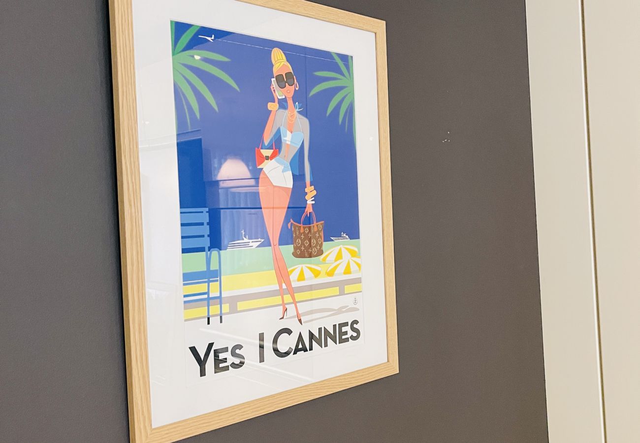 Appartement à Cannes - Agréable apt moderne terrasse 5mn plages /FERN12
