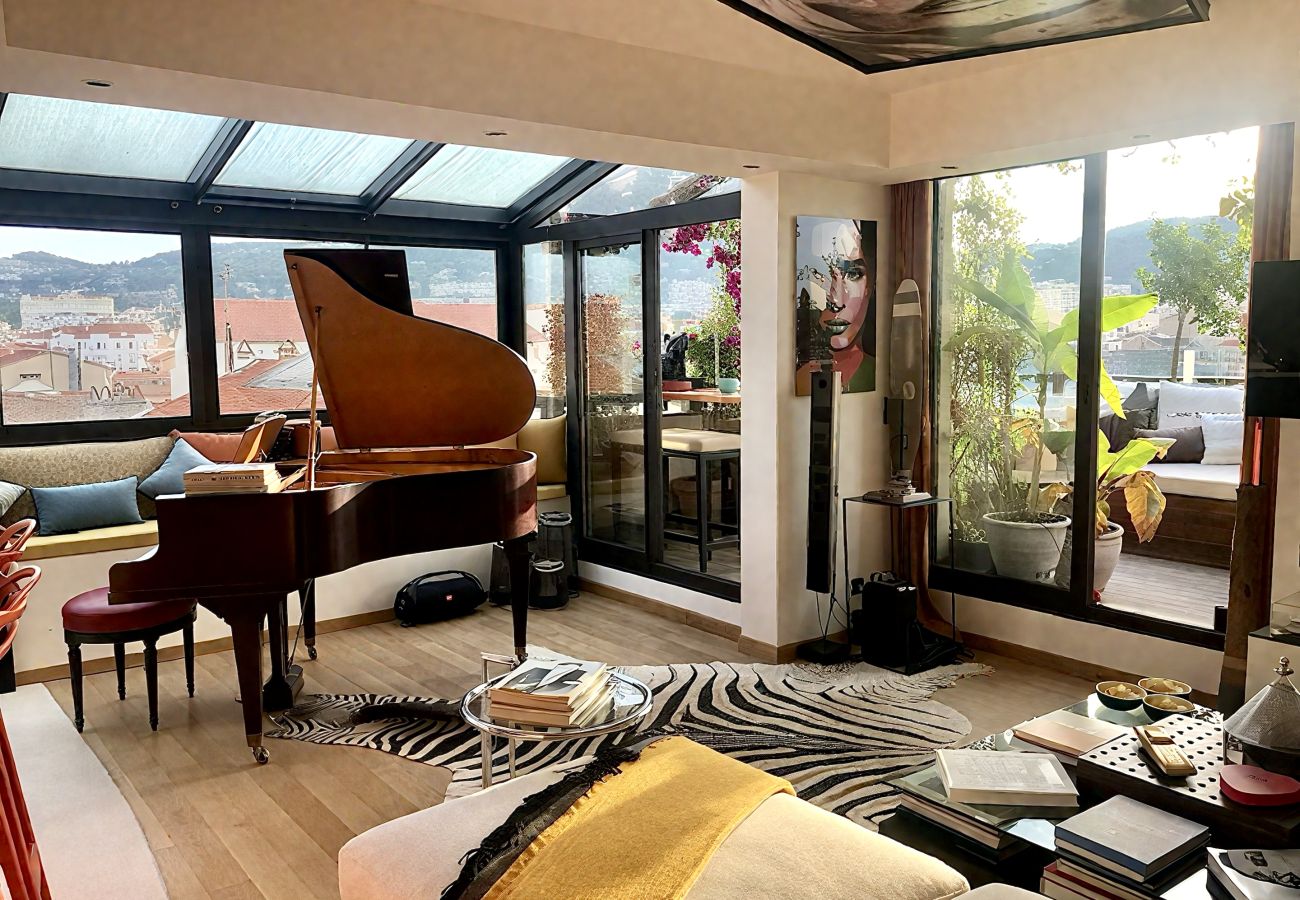Appartement à Cannes - Gray d'Albion Penthouse, rooftop 30m2 & Jacuzzi