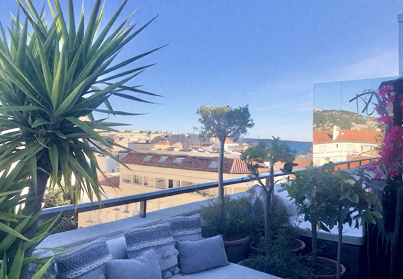 Appartement à Cannes - Gray d'Albion Penthouse, rooftop 30m2 & Jacuzzi