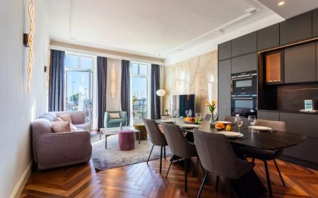 large holiday apartment on the French Riviera