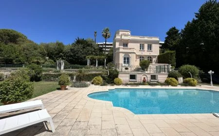 large villa with private pool on the French Riviera